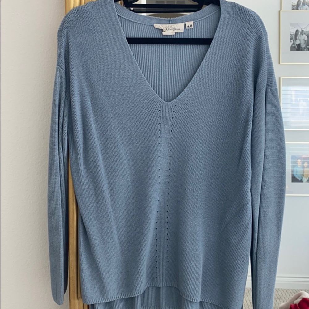 Dusty Blue H&M Knit Sweater